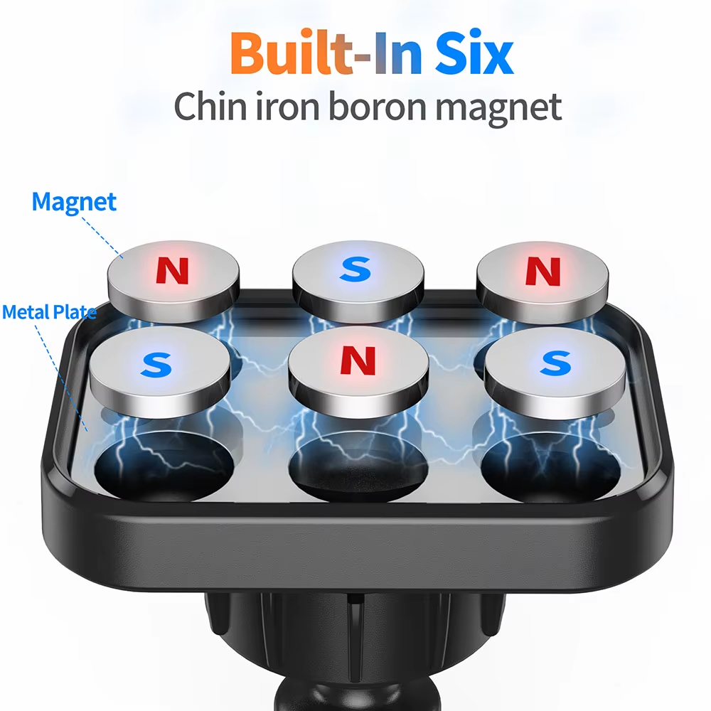 Magnetic Suction Cup Phone Mount