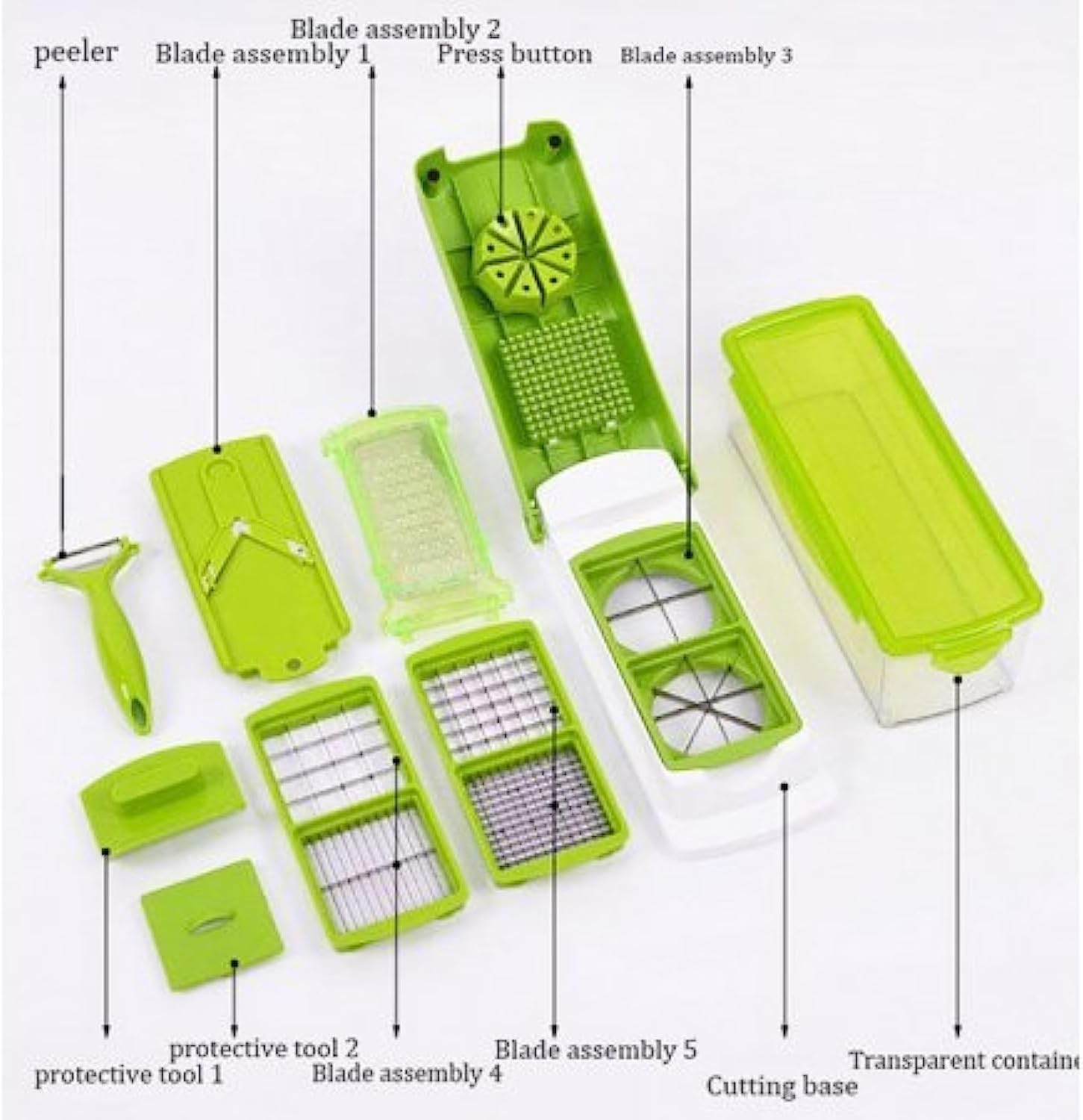 Nicer Dicer 13-Piece Vegetable Slicer