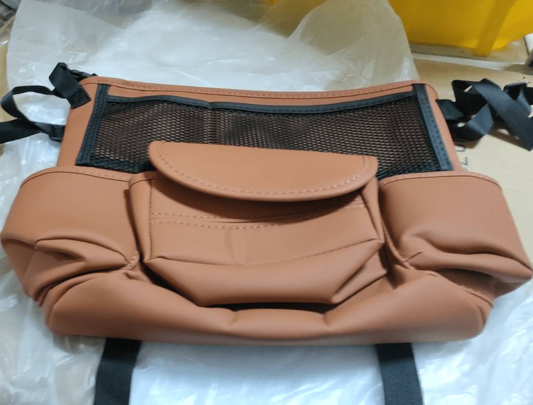 Faux Fur Car Seat Organizer
