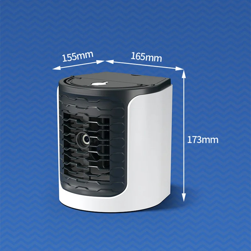 USB Desk Air Cooler with Light