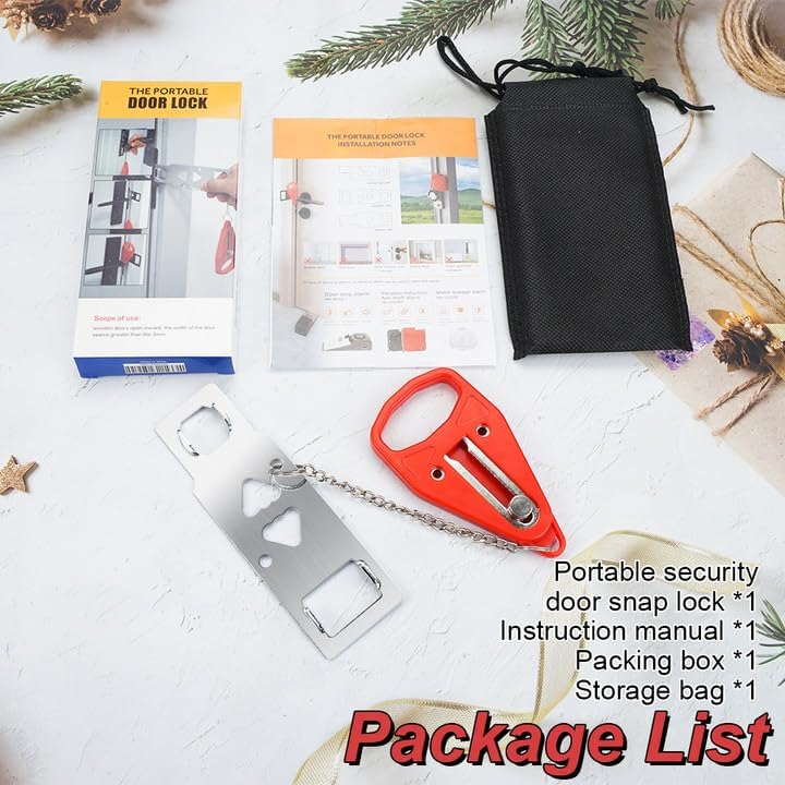 Verrou de porte portable de voyage