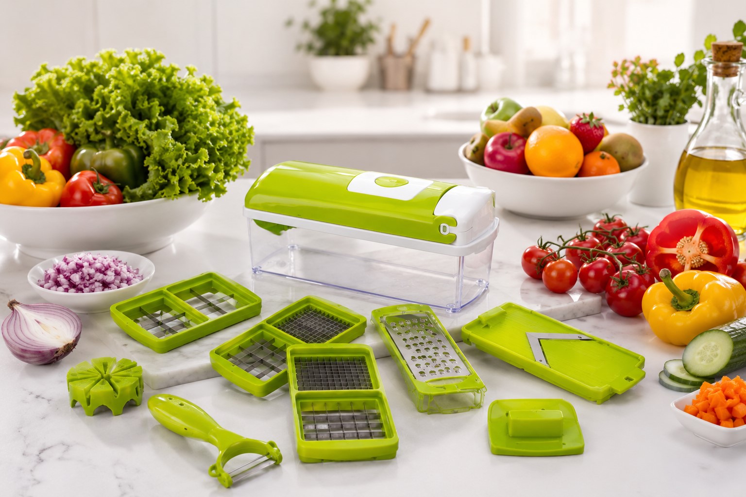 Nicer Dicer 13-Piece Vegetable Slicer