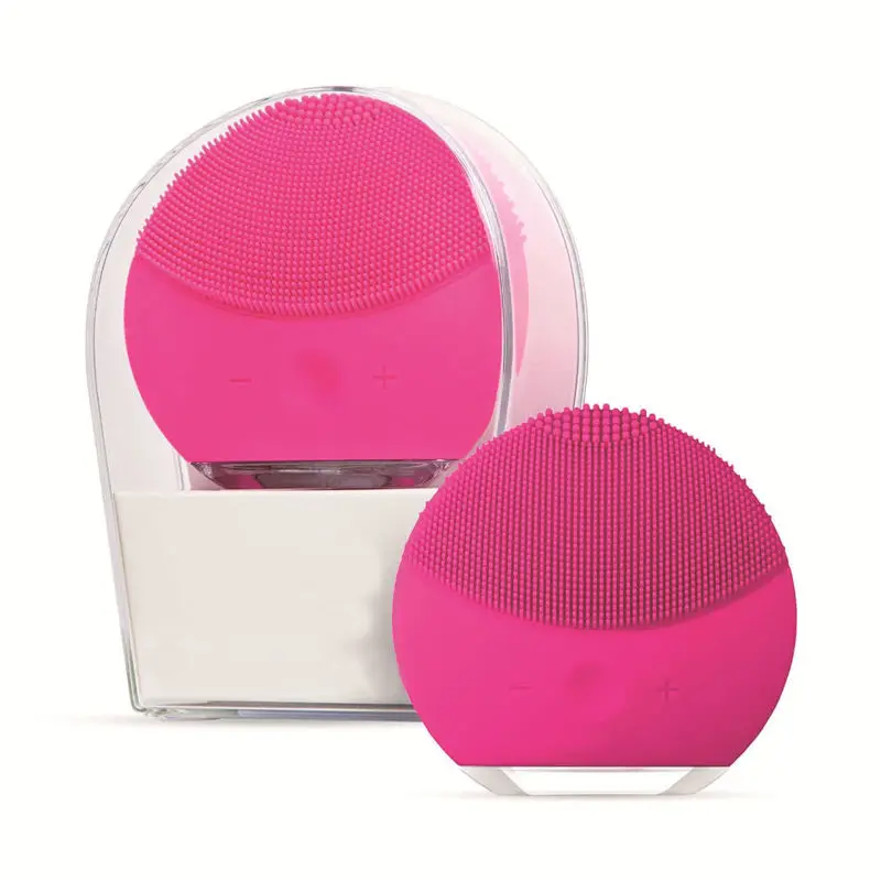 Brosse nettoyante visage vibrante en silicone