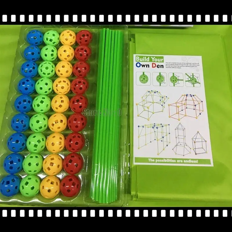 Kit de construction de cabane pour enfants