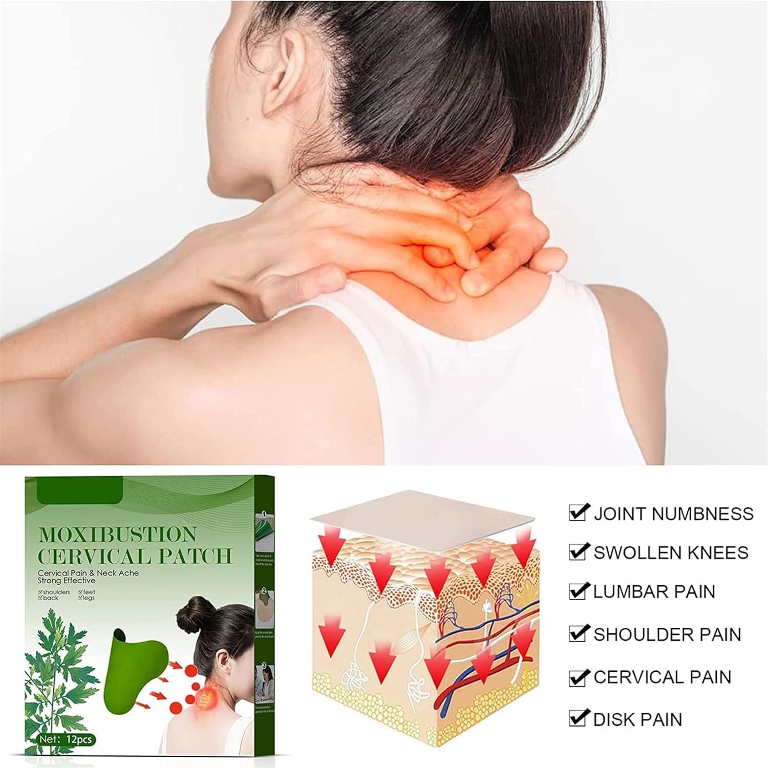 Soothing Ginger & Mugwort Neck Patches