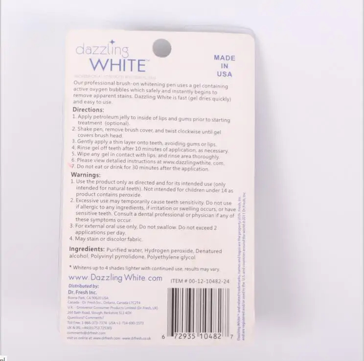 Dazzling White Teeth Whitening Pen