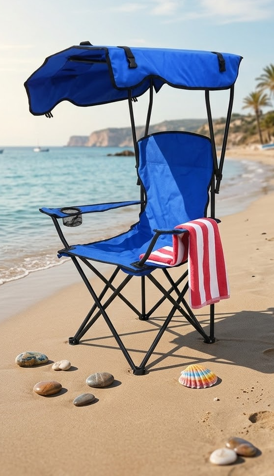 Folding Fishing Chair with Canopy