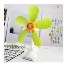 Leaf-Design Clip Mini Fan