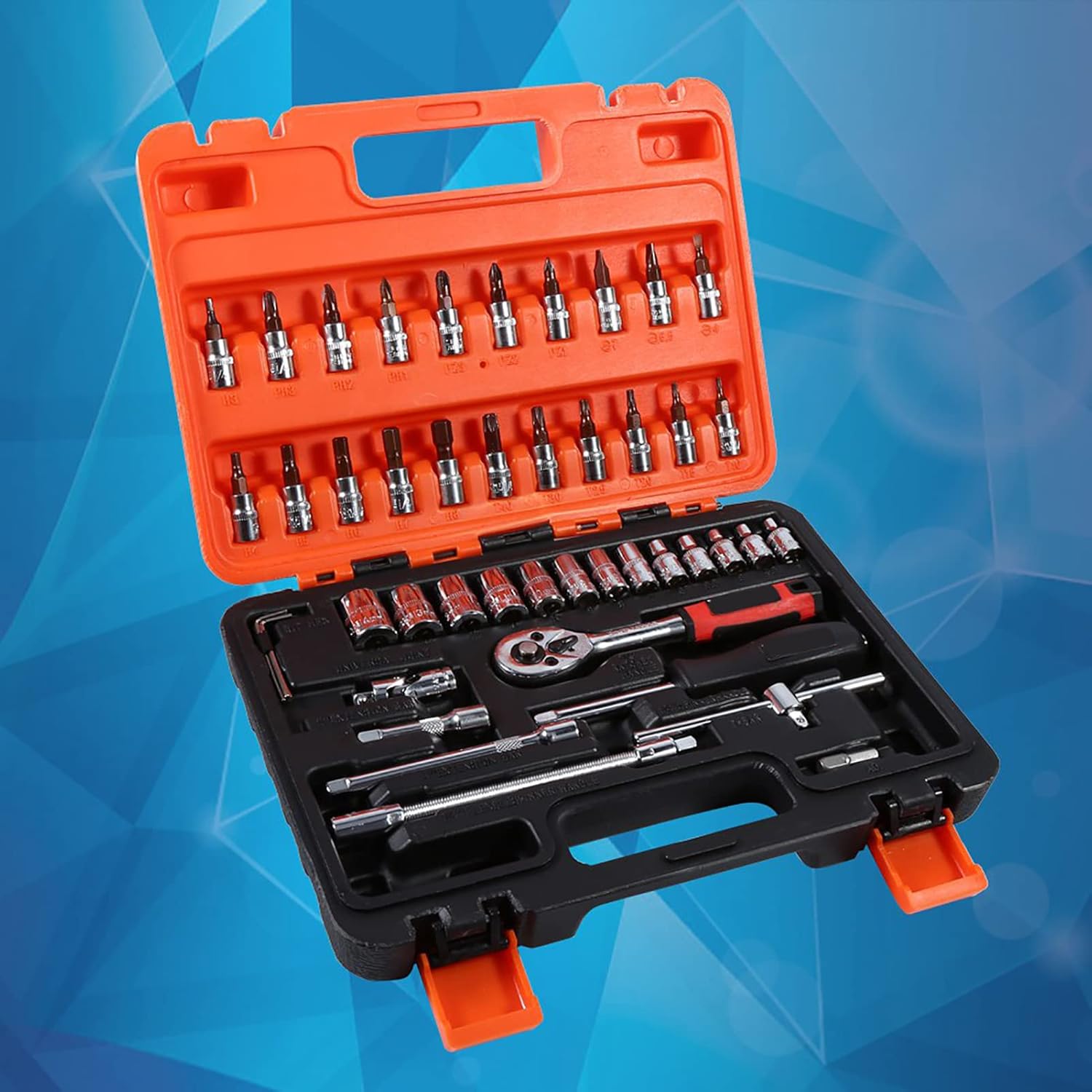 طقم مفكات وإصلاح CR-V 46 قطعة