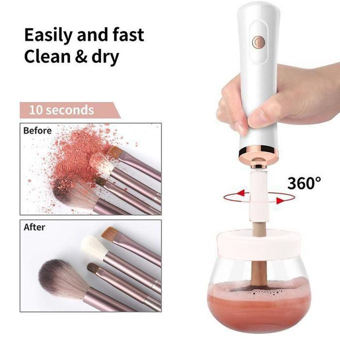 Nettoyeur électrique de pinceaux de maquillage