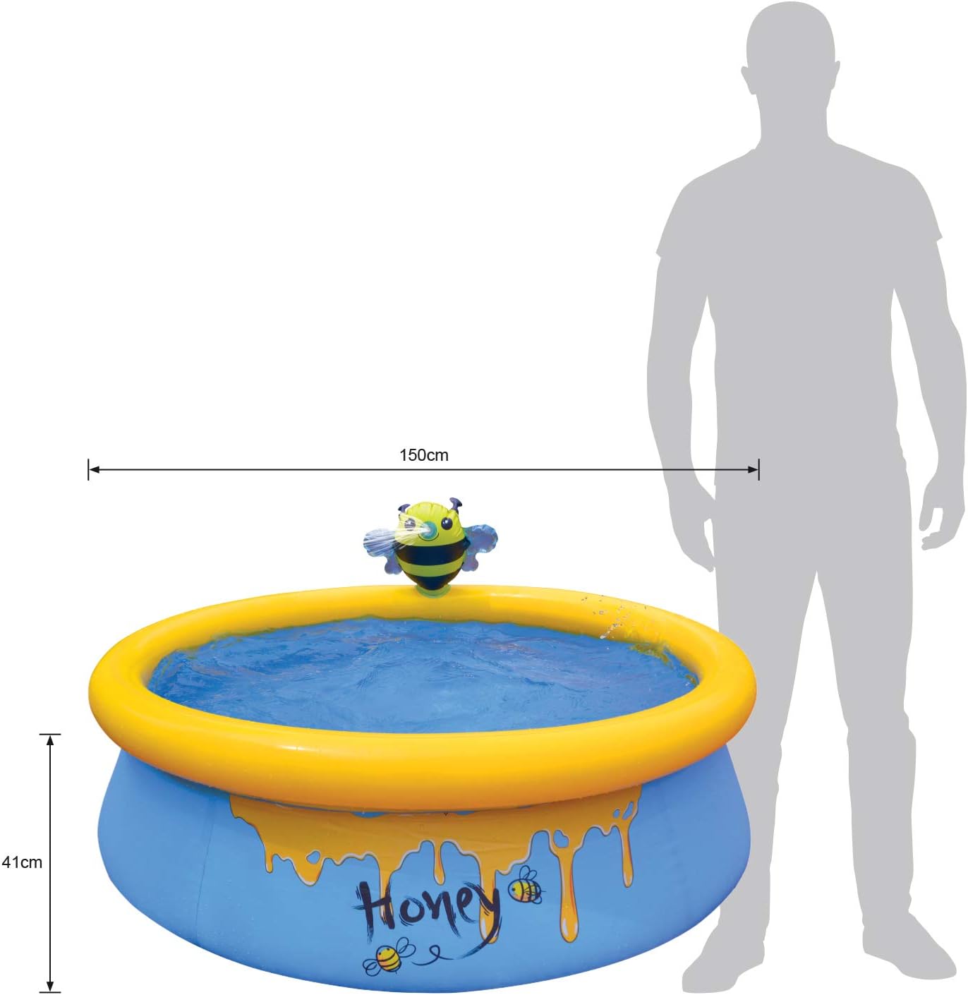 Piscine gonflable enfant 150 cm
