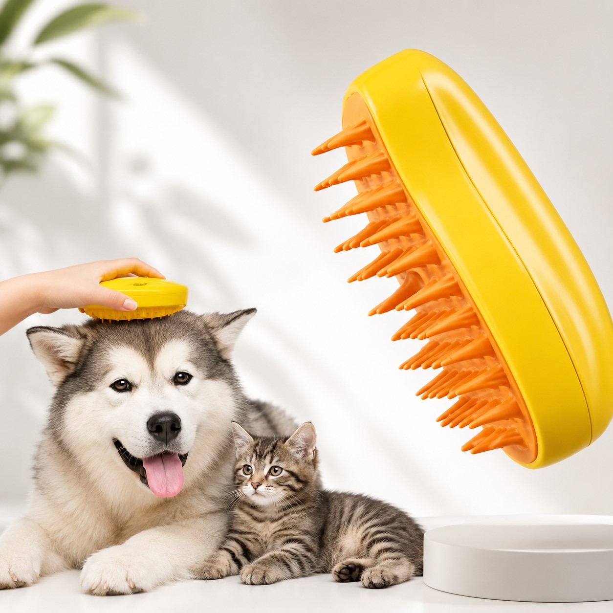 3-in-1 Cat Steam Brush