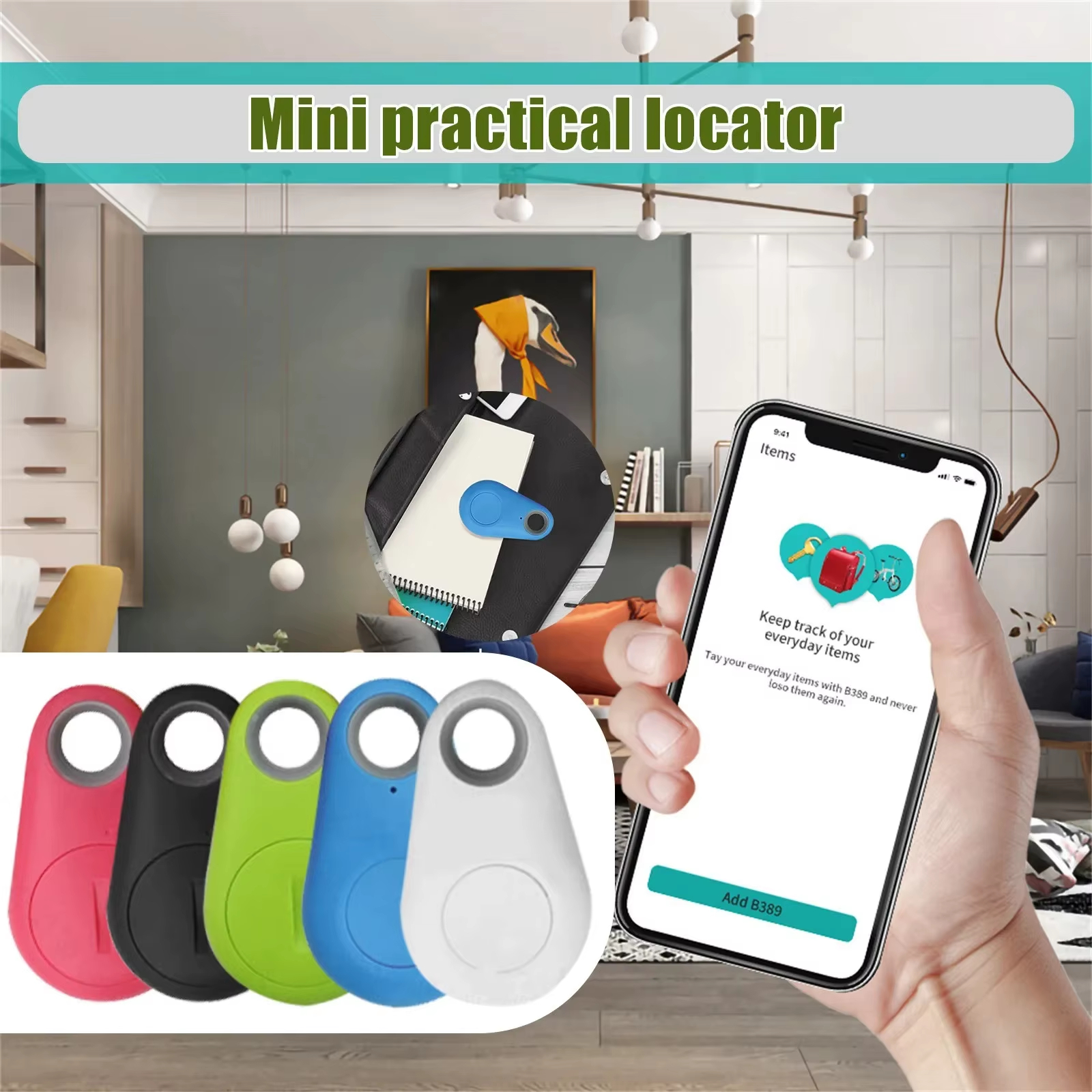 Mini traceur d'objets Bluetooth
