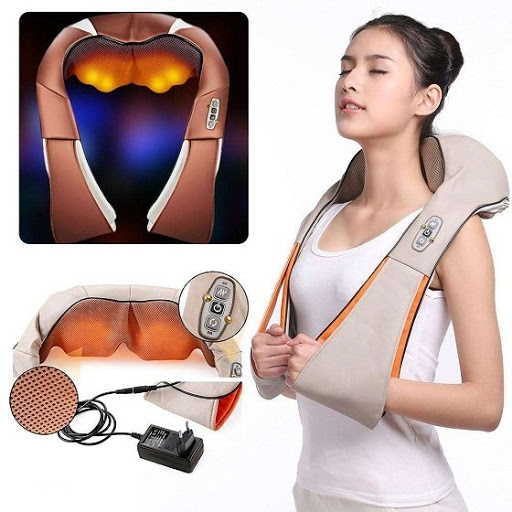 Coussin de massage nuque par pétrissage