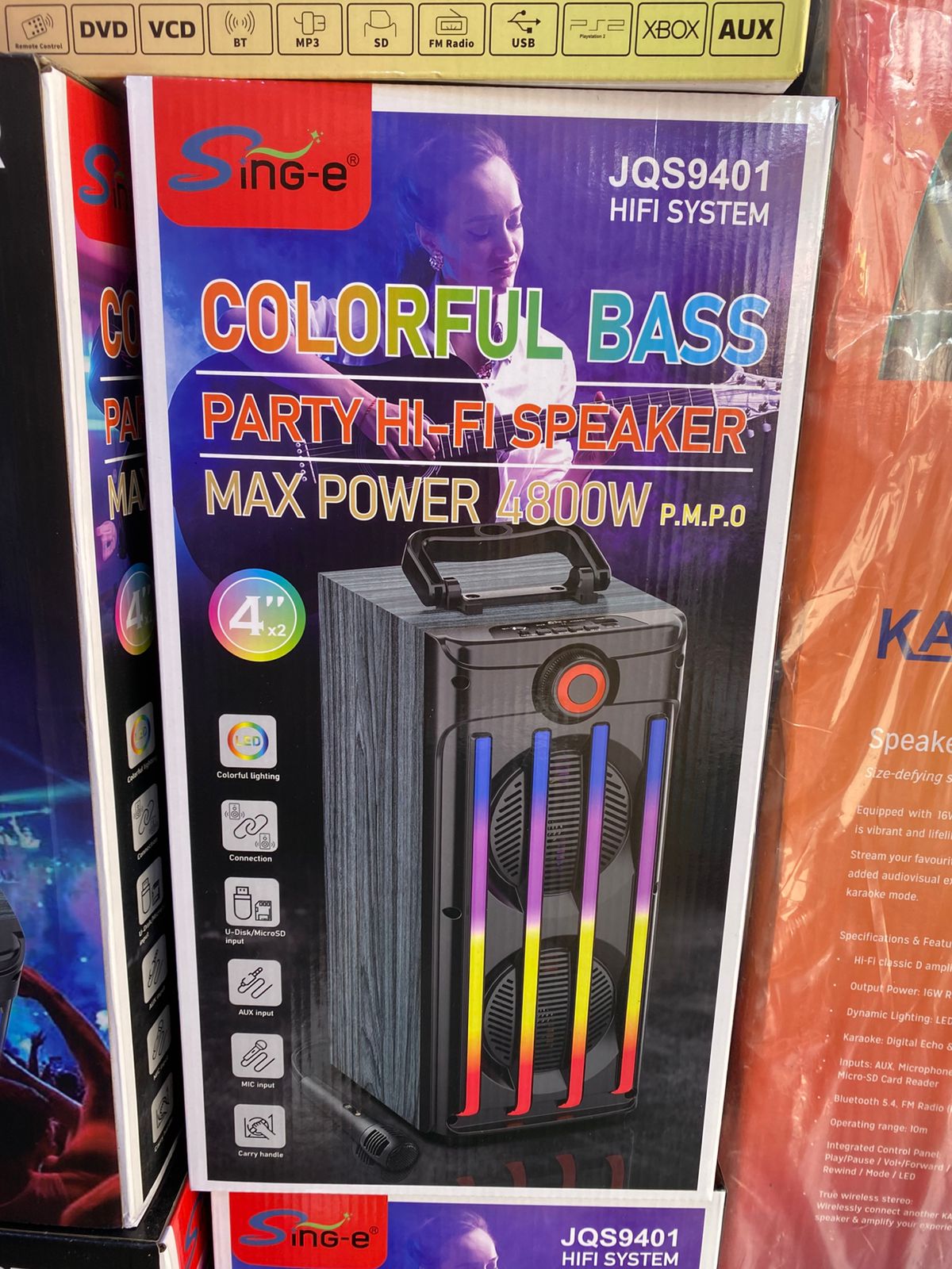 Enceinte de fête Bluetooth Sing-e