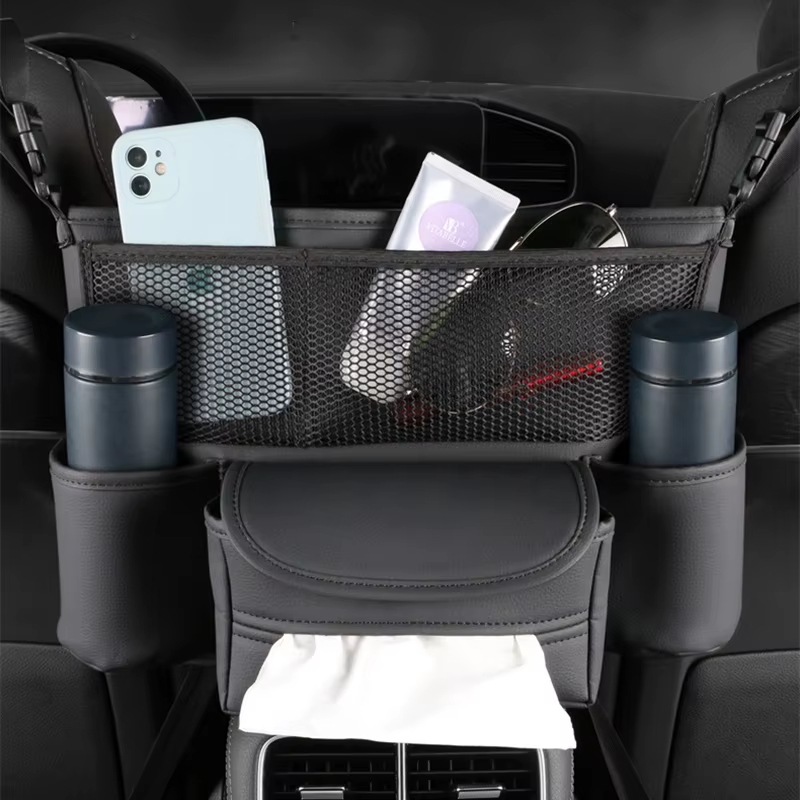 Faux Fur Car Seat Organizer