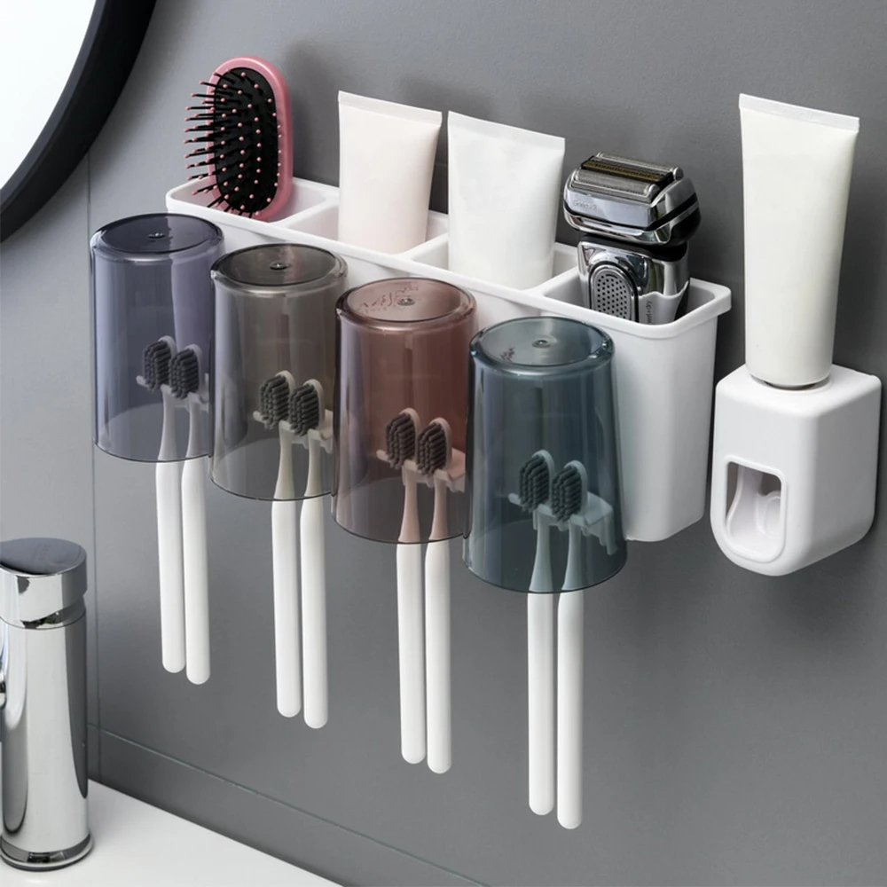 Wall-Mounted Automatic Toothpaste Dispenser