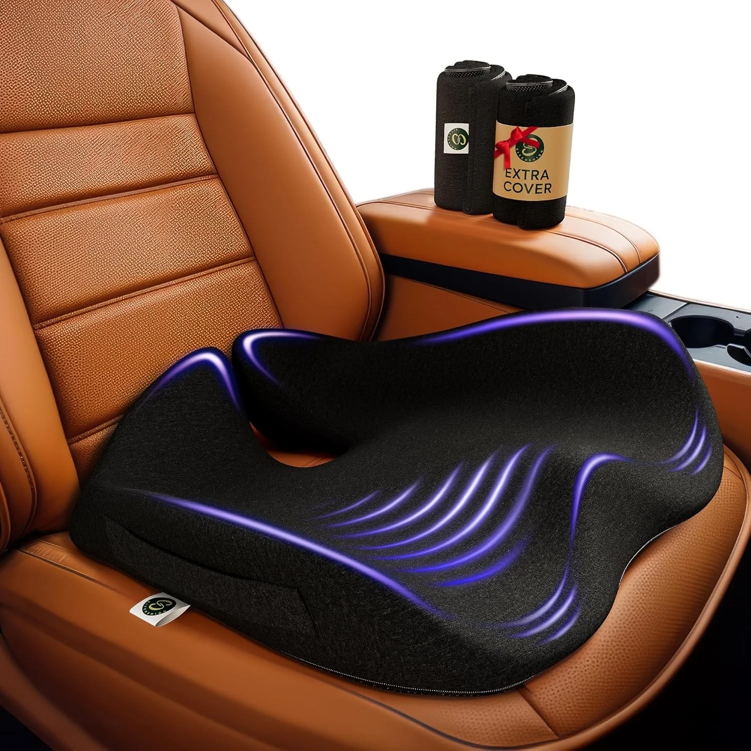 U-Cutout Memory Foam Seat Cushion