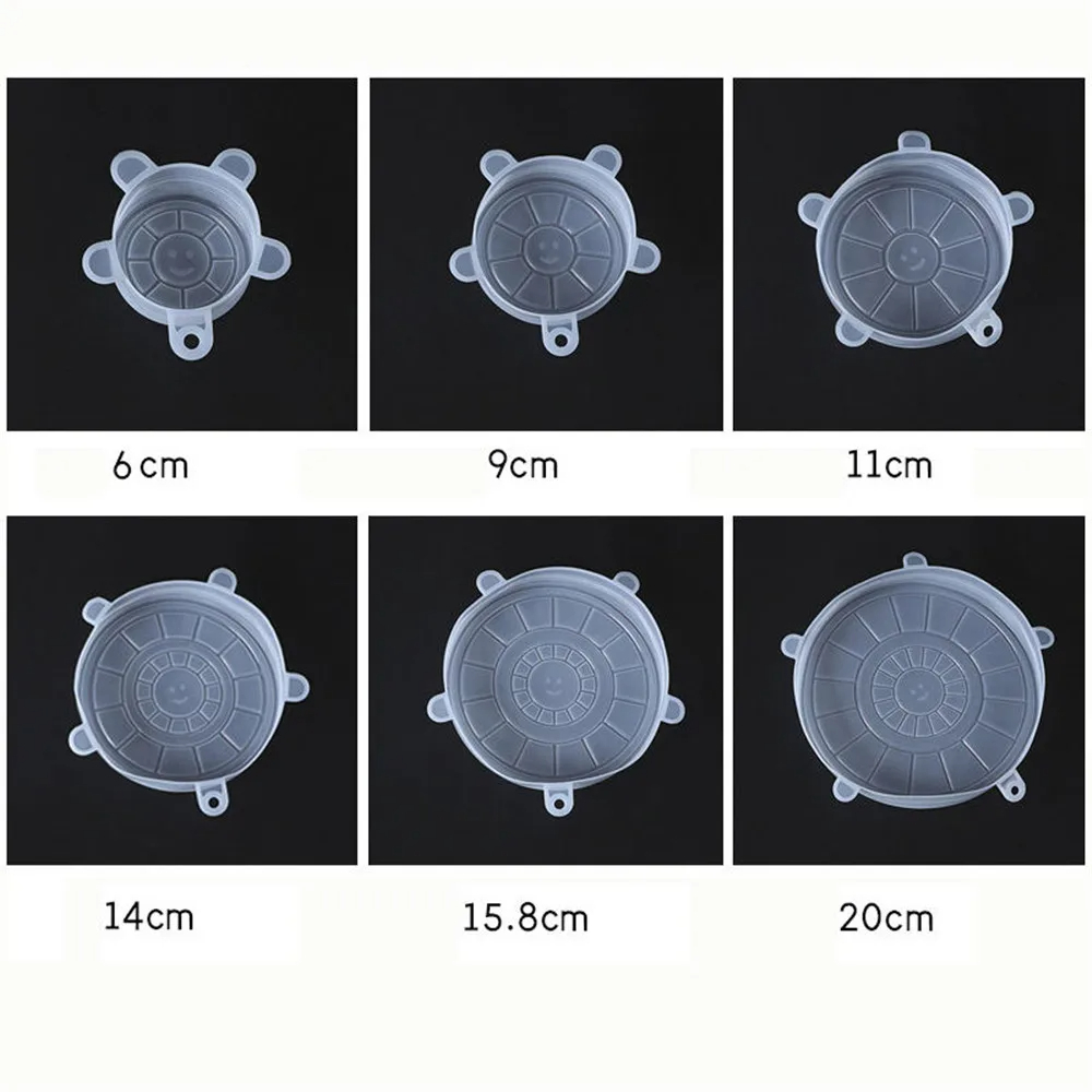 Stretch Silicone Lids (6 pcs)
