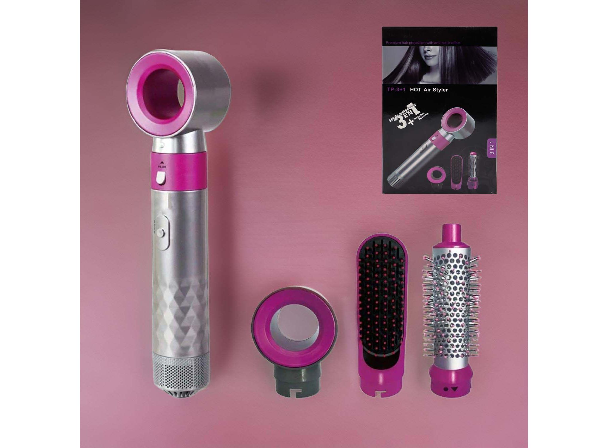 3-in-1 Anti-Static Hair Dryer