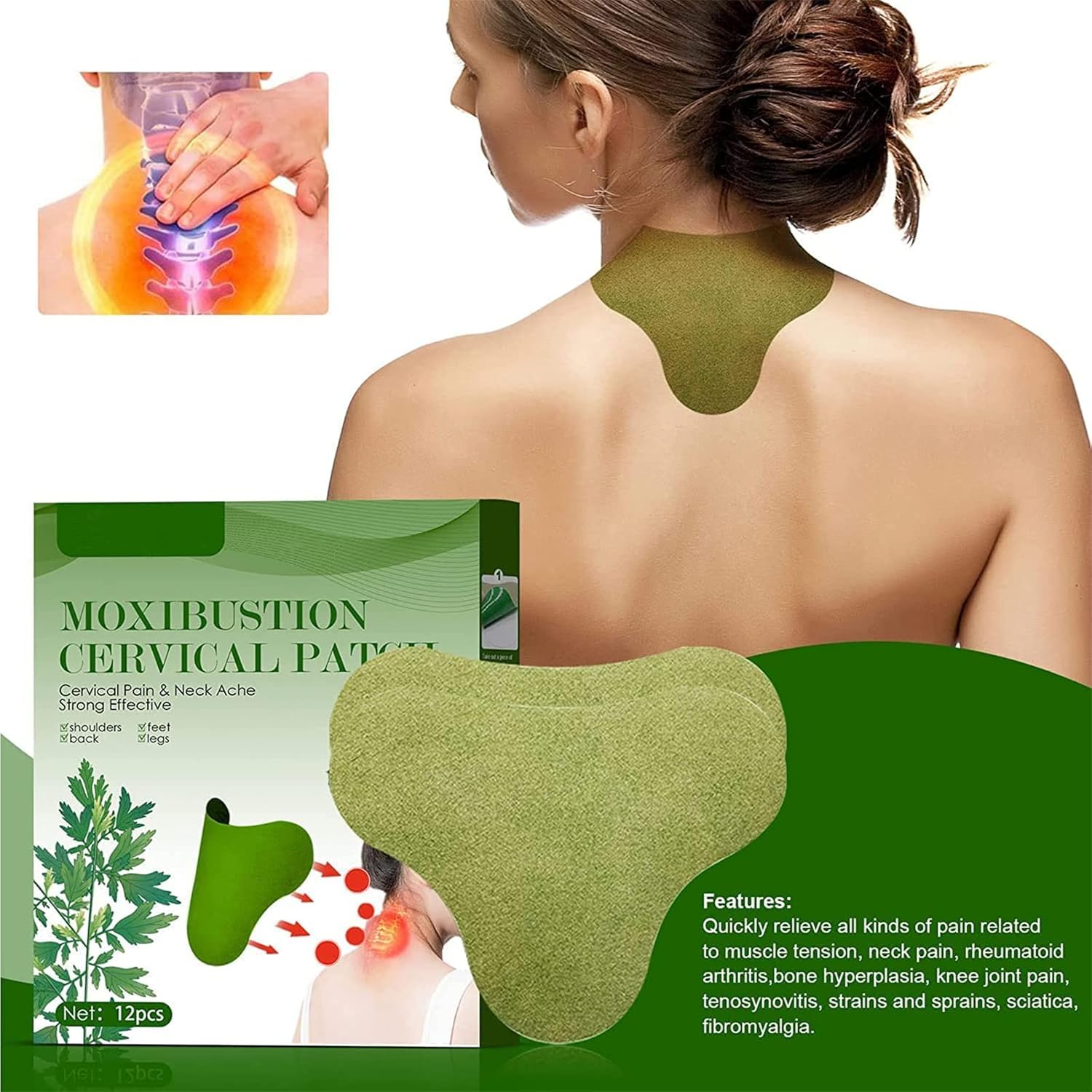 Soothing Ginger & Mugwort Neck Patches