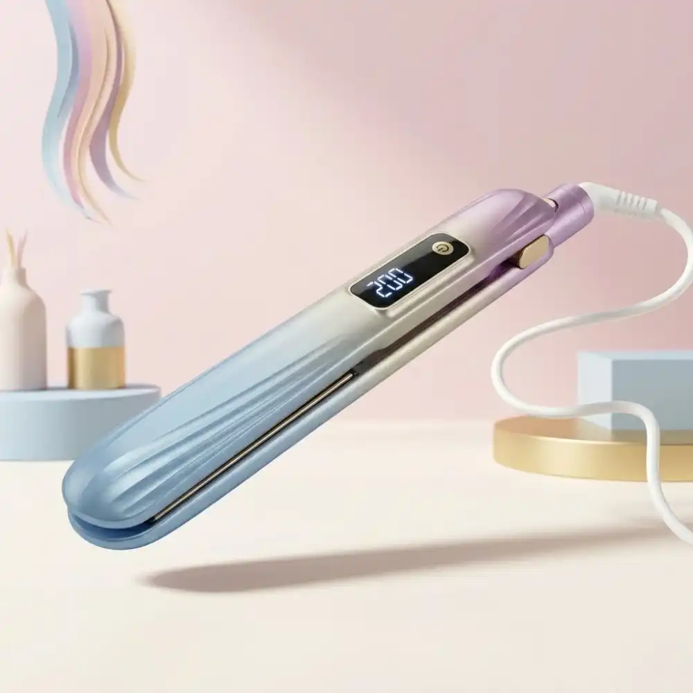 YR009 2-in-1 Straightener & Curler