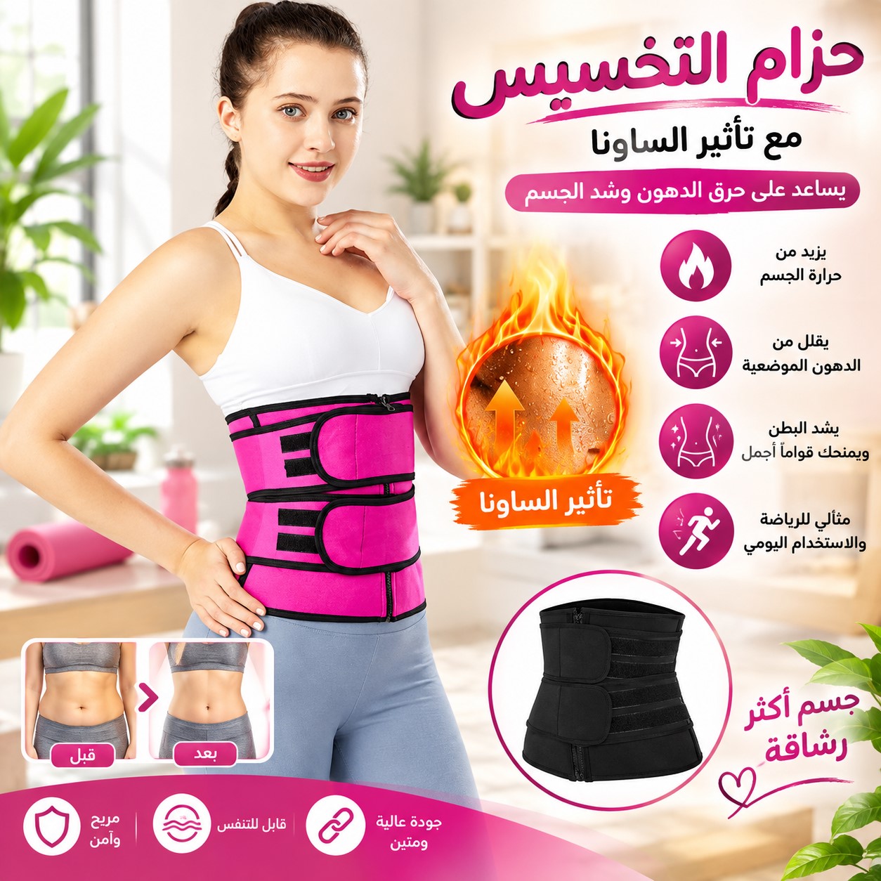 حزام شد وتنحيف الخصر
