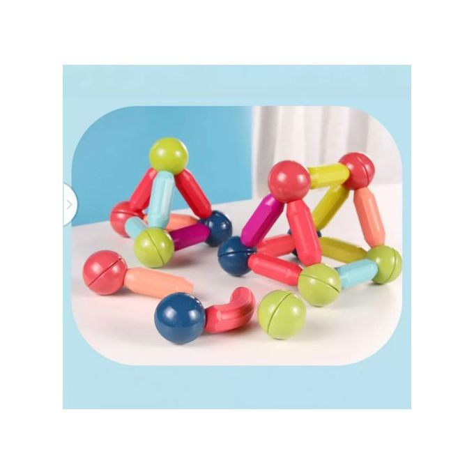 Jeu de construction magnétique 64 pièces