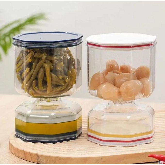 Bocal à pickles sablier séparable