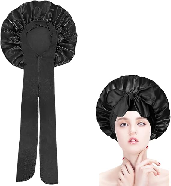 Bonnet de nuit en satin