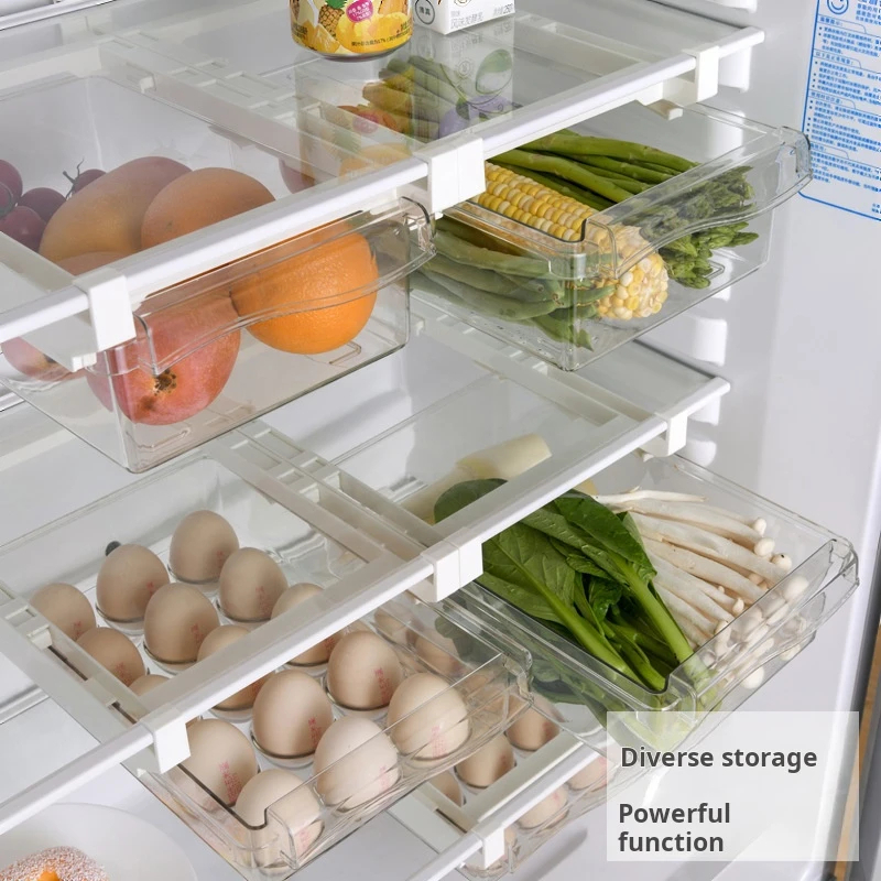 Under-Shelf Fridge Storage Drawer
