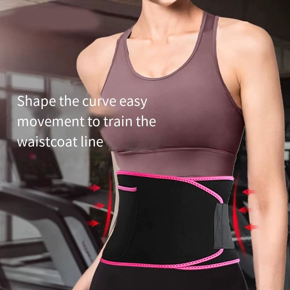 Elastic Sports Waist Belt with Phone Pocket