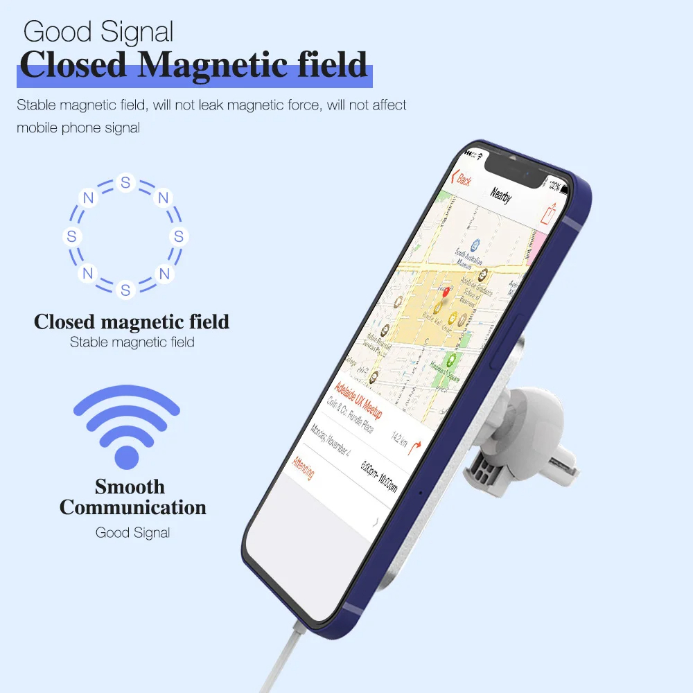 Magnetic Wireless Car Charger