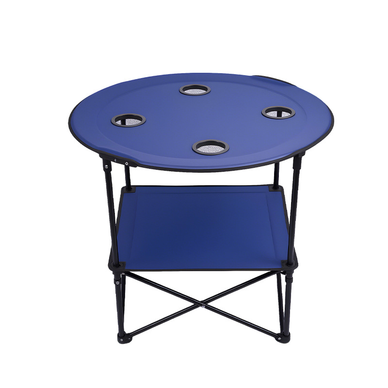 Table de camping pliante 2 niveaux