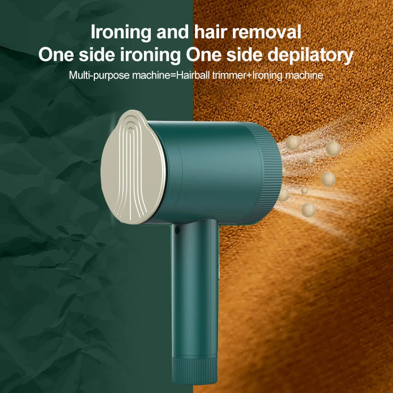 2-in-1 Steam Iron & Lint Remover