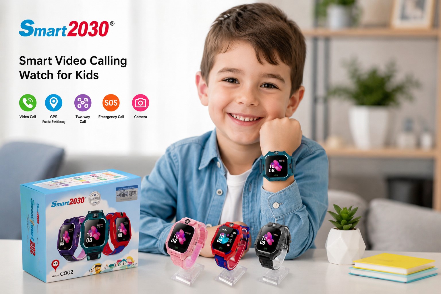 Kids GPS Smart Watch