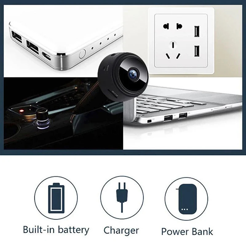 Mini caméra de surveillance Wi-Fi A9