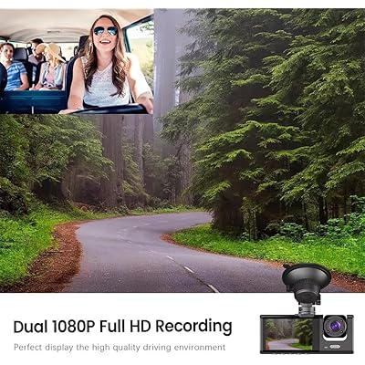 كاميرا سيارة 1080p أمامية وداخلية
