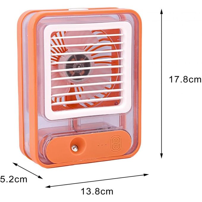 Mini Air Cooler Fan with Night Light