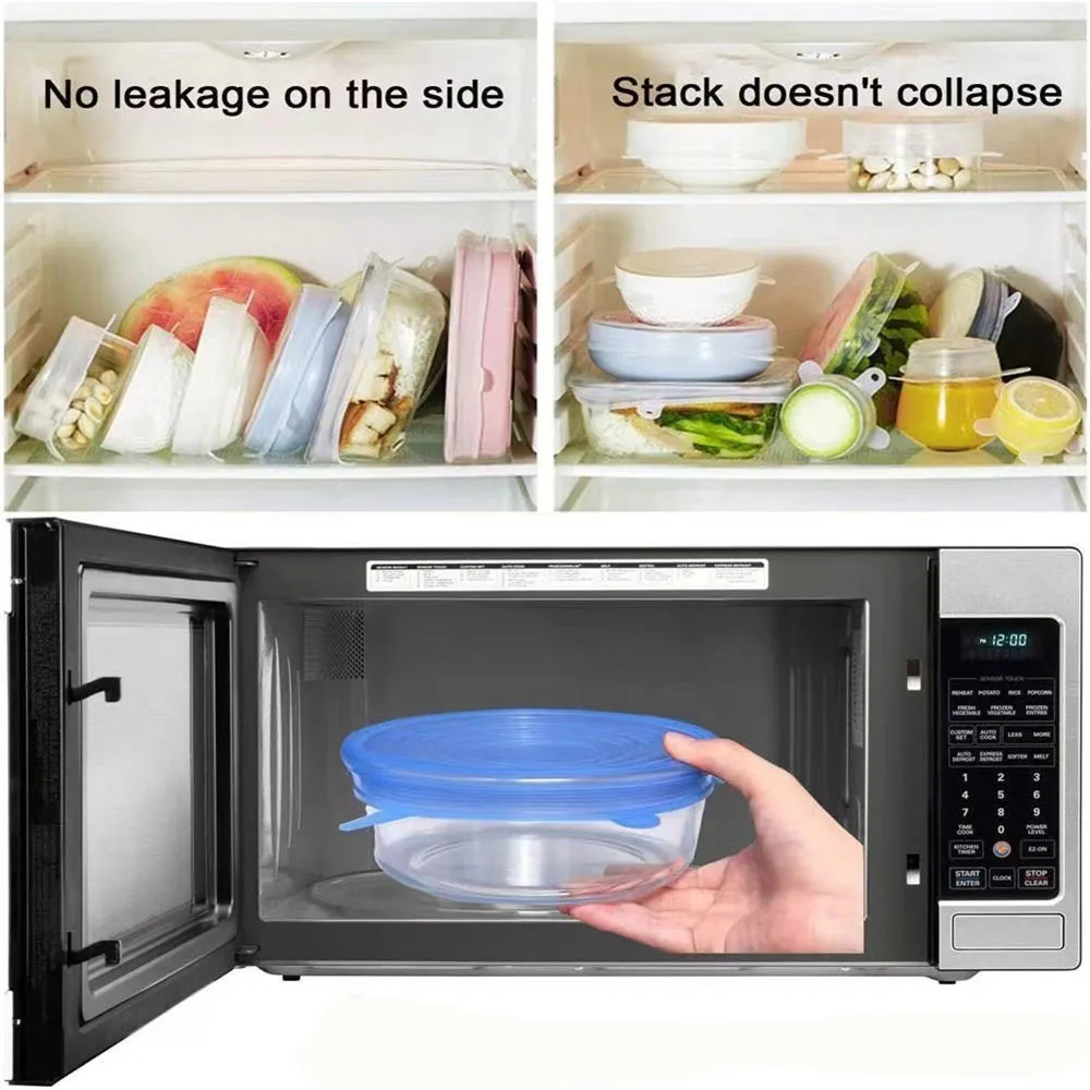 Stretch Silicone Lids (6 pcs)