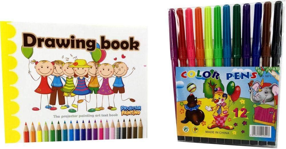 مكتب رسم للأطفال مع جهاز عرض