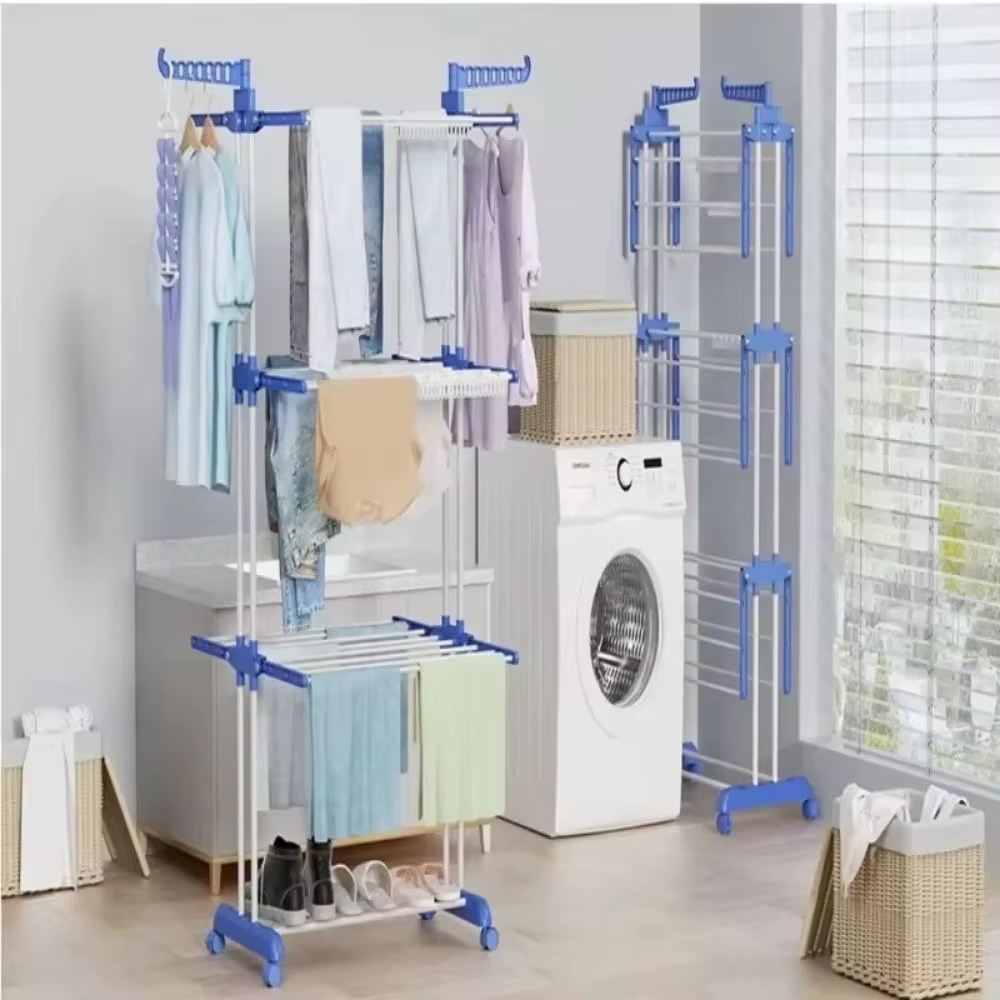 4-Tier Folding Clothes Drying Rack