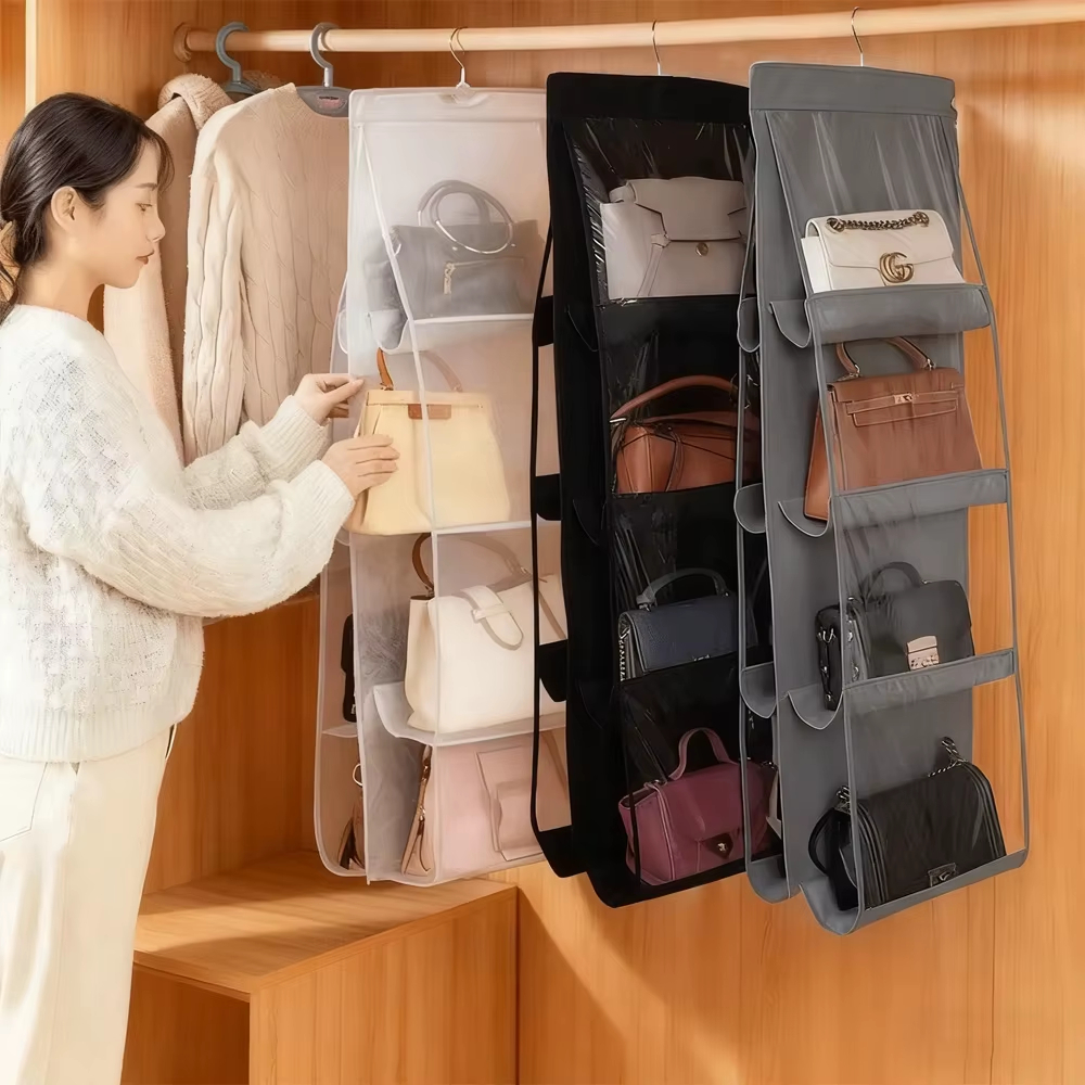 Clear Hanging Handbag Organizer
