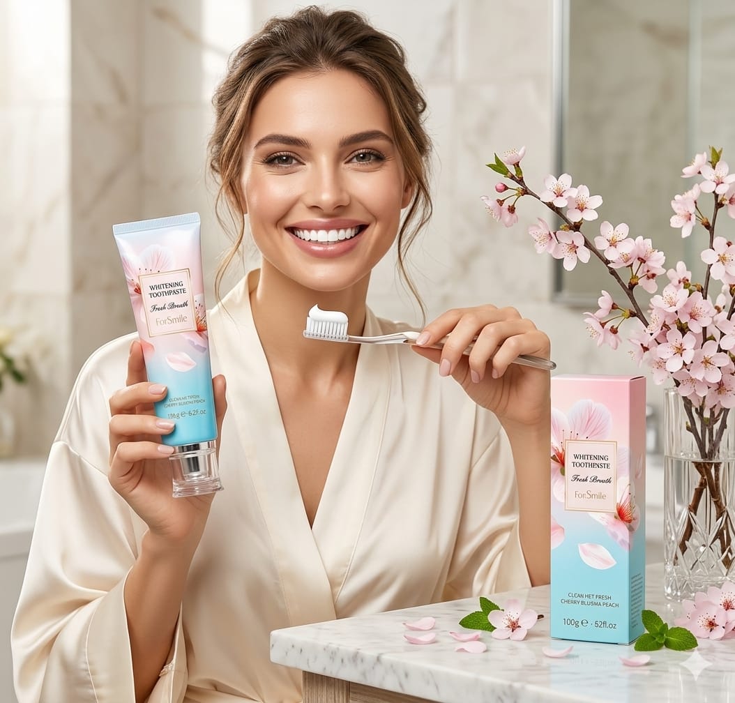 معجون أسنان مبيض بزهر الكرز FairSmile