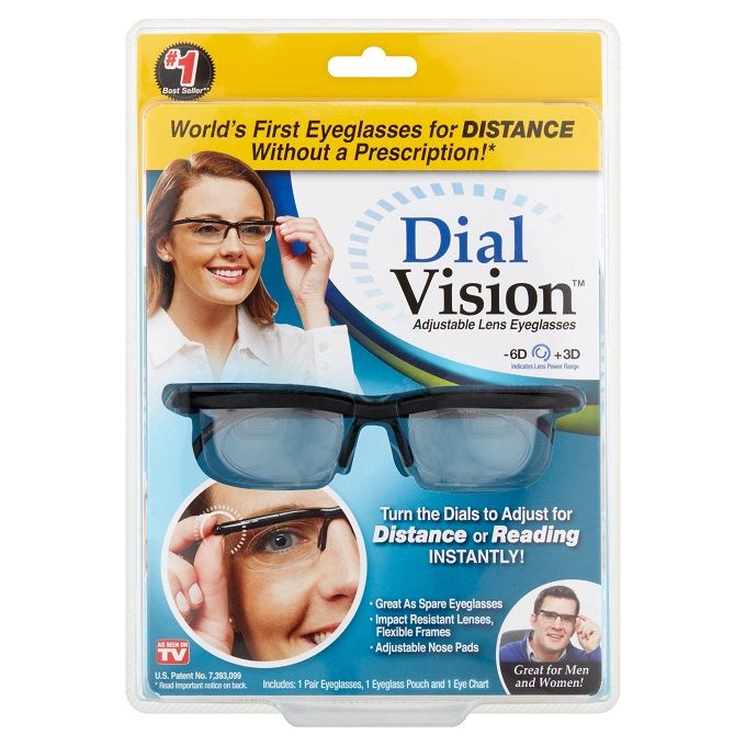 Dial Vision Adjustable Reading Glasses