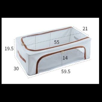 Boîte à chaussures transparente pliable