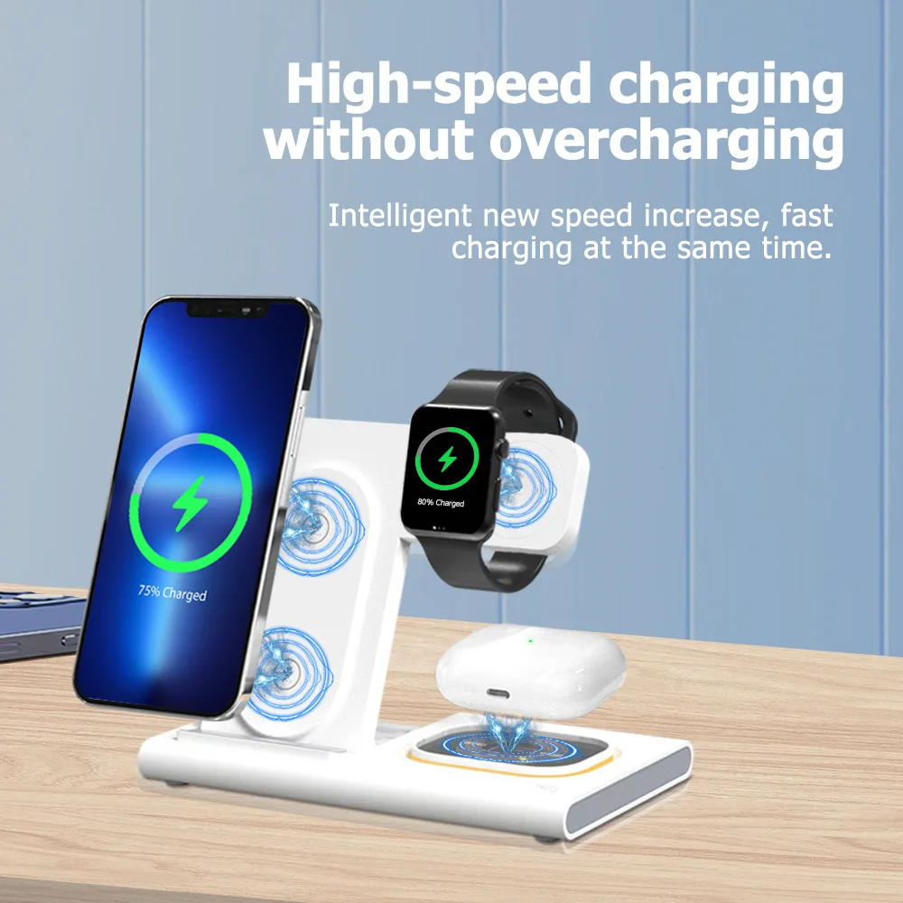 15W Magnetic Wireless Charging Station