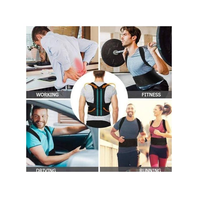 Wide-Strap Back Posture Corrector