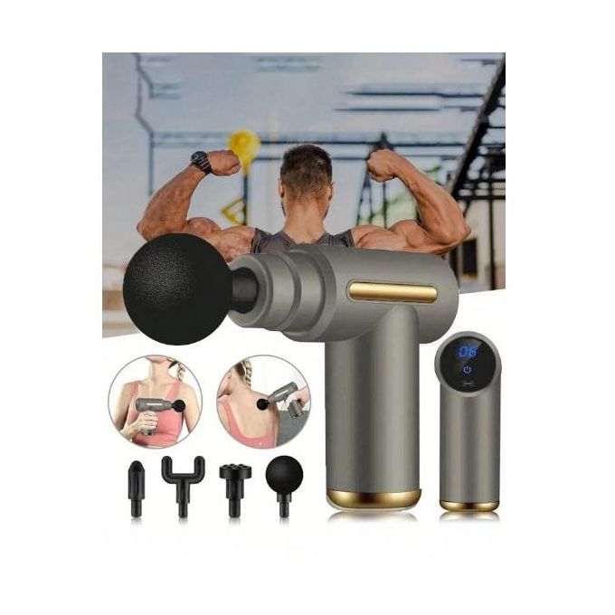 مسدس تدليك صغير بأربعة رؤوس